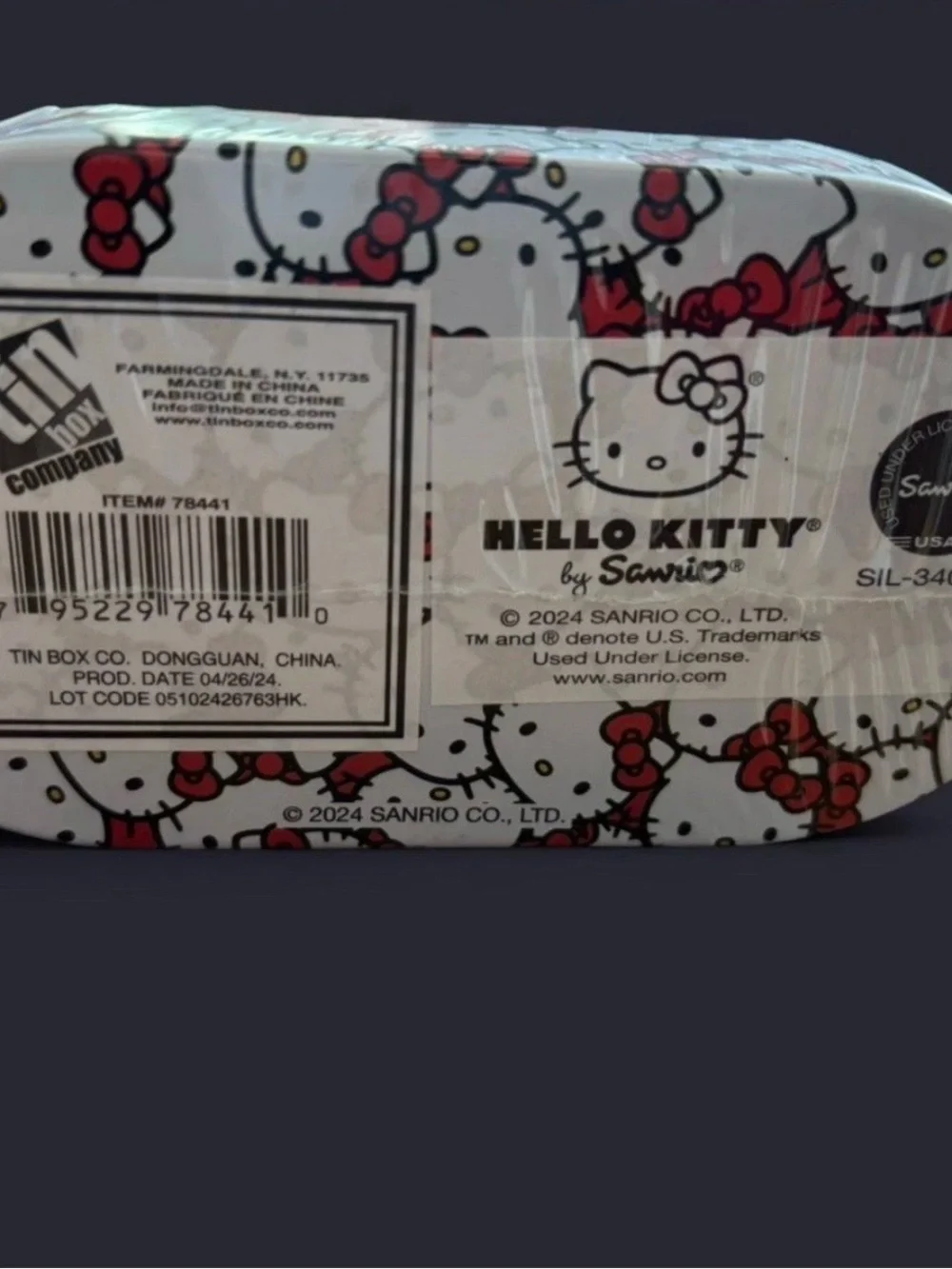 Hello Kitty Red Salt & Pepper Shakers with Character Holder